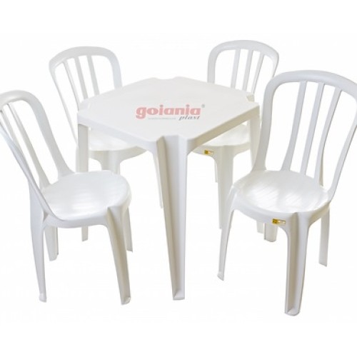 Mesas e Cadeiras de Plastico  Cadeira de plastico, Mesa de plastico, Mesas  e cadeiras